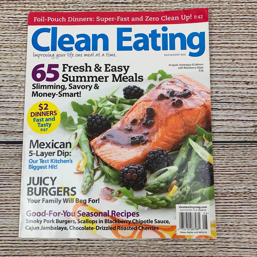 Clean Eating Magazine [July August 2010[ Recipes Healthy Food Summer Meals